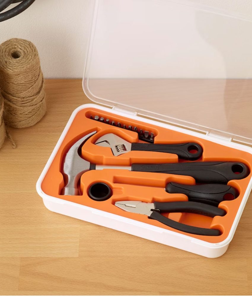 Set unelte, 17 piese + Ruleta 3m