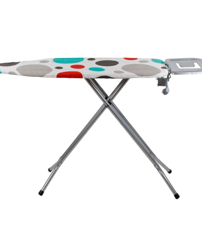 Masa de calcat cu cadru metalic si priza,Arancione / ZLN 0742