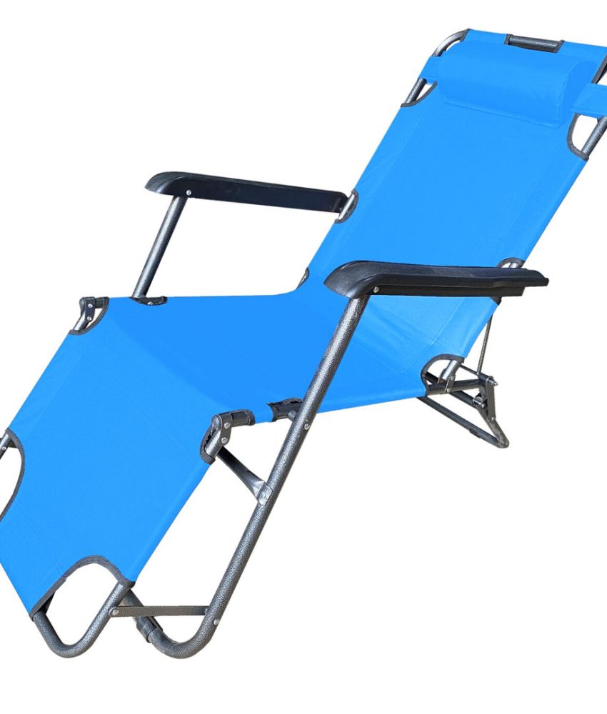 Sezlong pliabil cu tetiera Simple, Heinner, 153x60x79cm, 4 culori