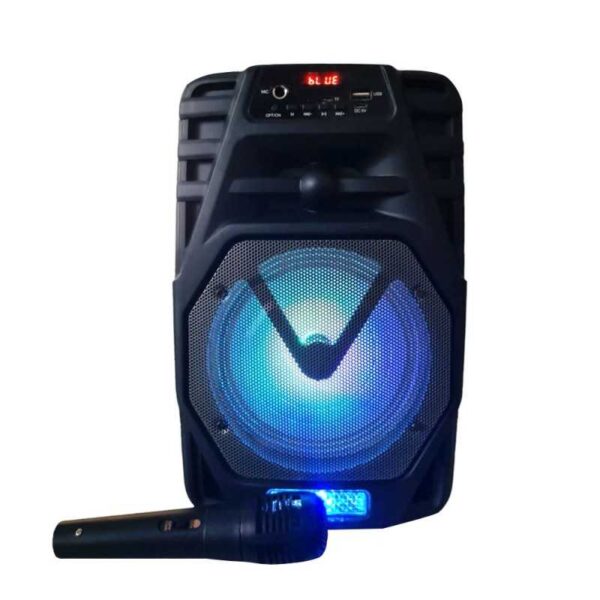 Boxa Cu Microfon Inclus, Audio Bluetooth 3″ KTS1367, Led,Radio FM, Suport MP3, Cu Telecomanda, USB si Card TF, Negru