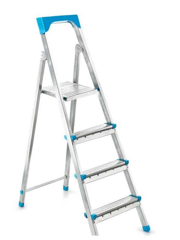 Scara metal Zilan, 3 trepte + platforma cu sistem antialunecare / ZLN 1152