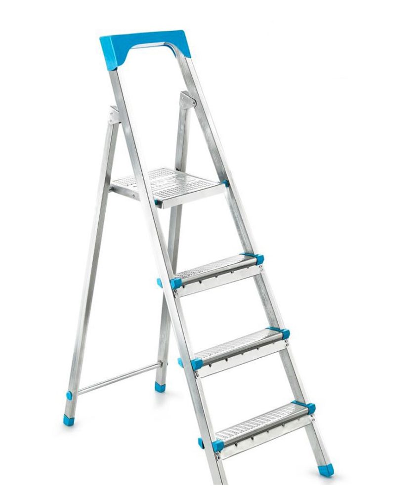 Scara metal Zilan, 3 trepte + platforma cu sistem antialunecare / ZLN 1152