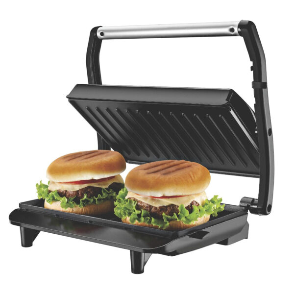 Grill electric multifunctional Delicacy, placi antiaderente, control automat al temperaturii, 850W, Well