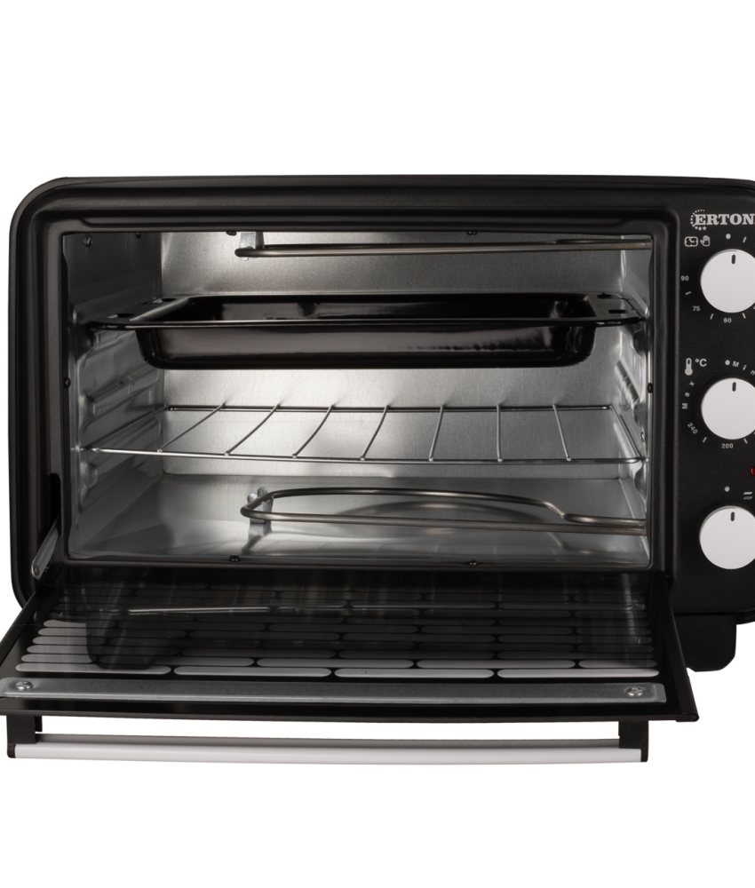 Cuptor electric Ertone MN 9060 N, 1420 W, 36 L, Inaltime reglabila, rezistente inox, Negru