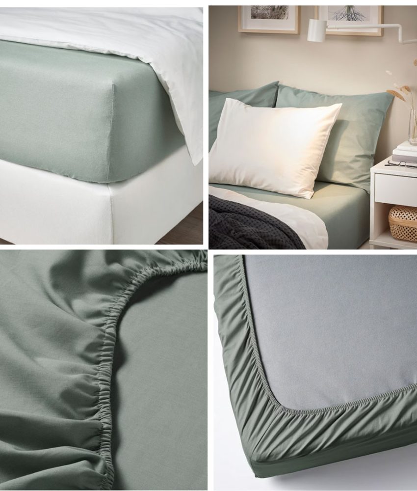 Cearşaf cu elastic, 180x200 cm,diferite culori