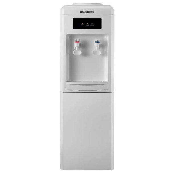 Dozator apa de podea HAUSBERG HB-6024AB, putere incalzire 550 W, putere racire 85 W, rezervor apa inox, termostat automat, Alb