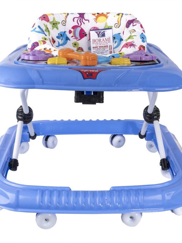 Premergator 6 luni + scaun reglabil / ZLN 1077 – BLEU/ VERDE