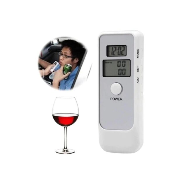 Alcool Tester- Etilotest cu Display LCD , TEermometru si ceas Premium Quality