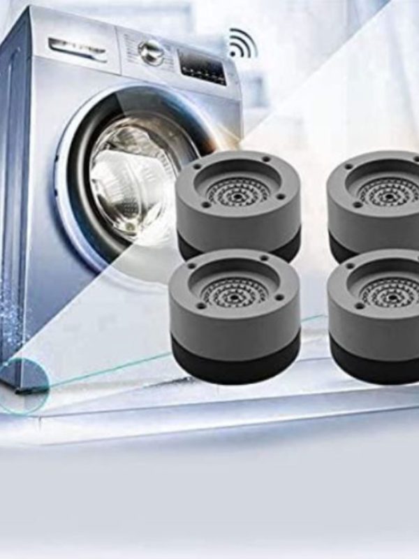 Set de 4 piese suport anti-zgomot și anti vibratii pentru mașina de spălat