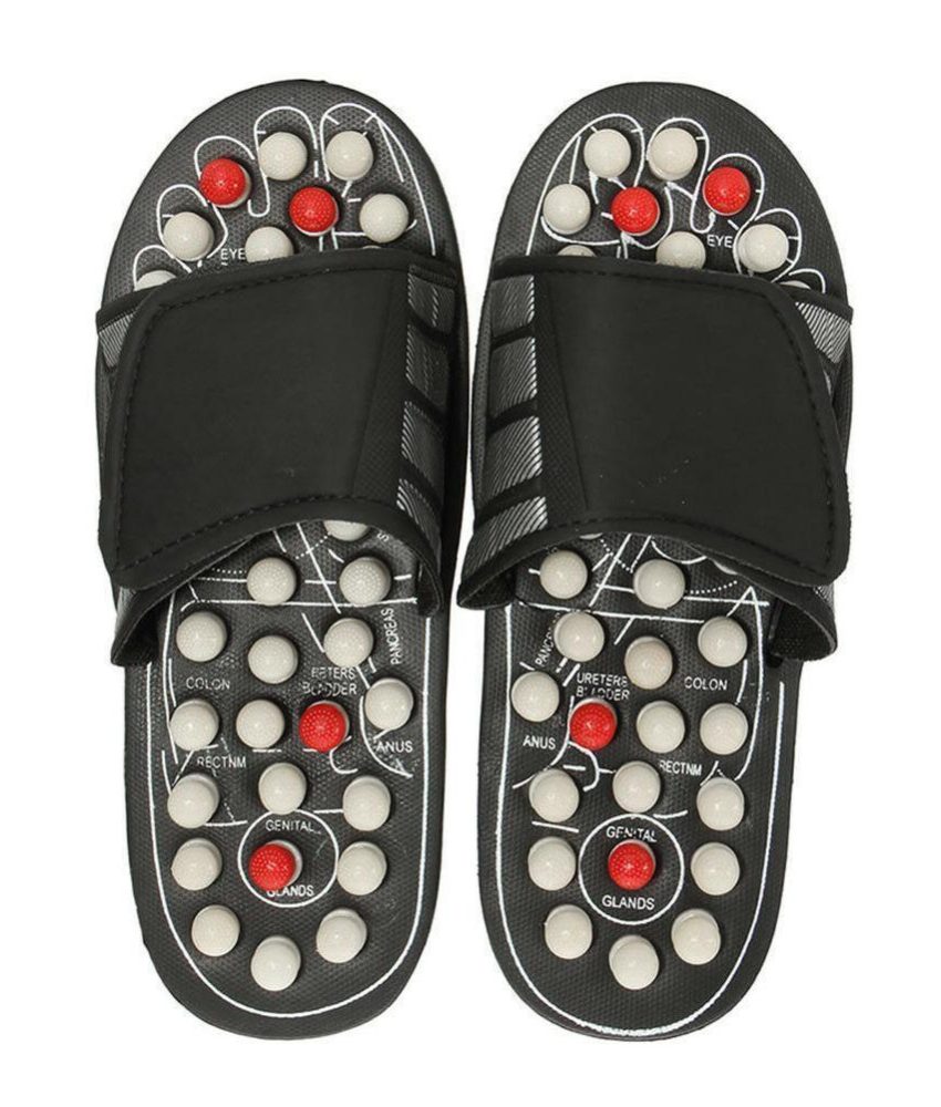 Papuci pentru masaj prin reflexoterapie, ajuta circulatia si reduc oboseala