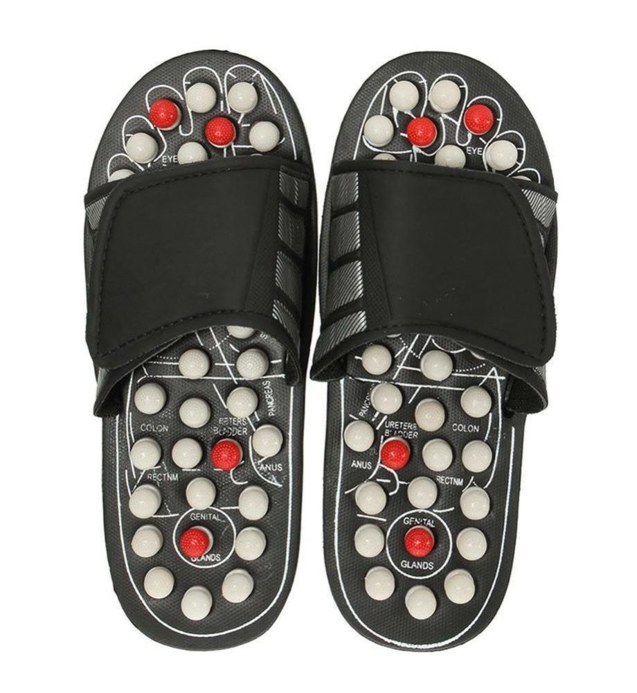 Papuci pentru masaj prin reflexoterapie, ajuta circulatia si reduc oboseala