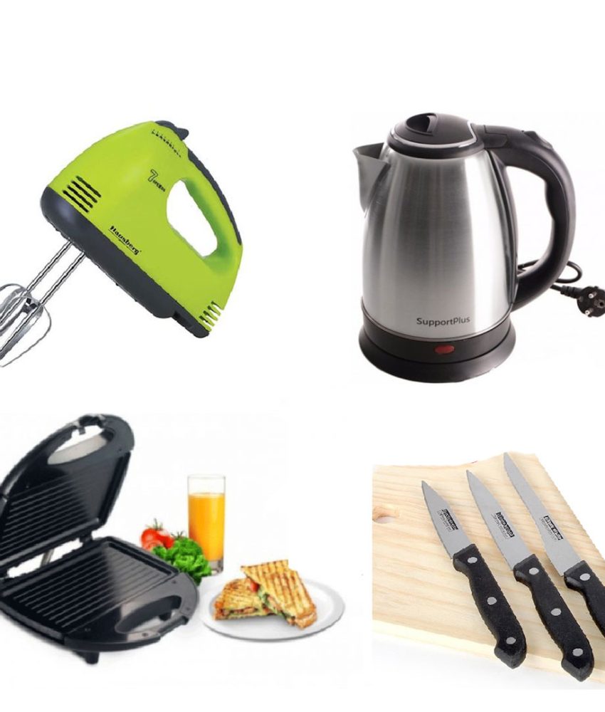 Mixer electric + Sandwich maker grill + Cana fierbator + Cadou Set 3 cutite inox!