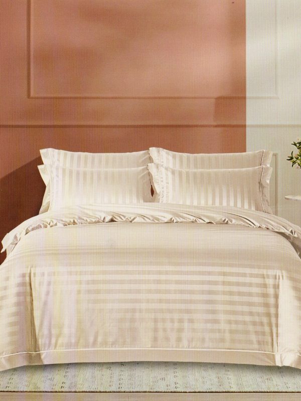 Lenjerie pat Damasc Policoton XXL king size, diferite culori, gama hoteliera