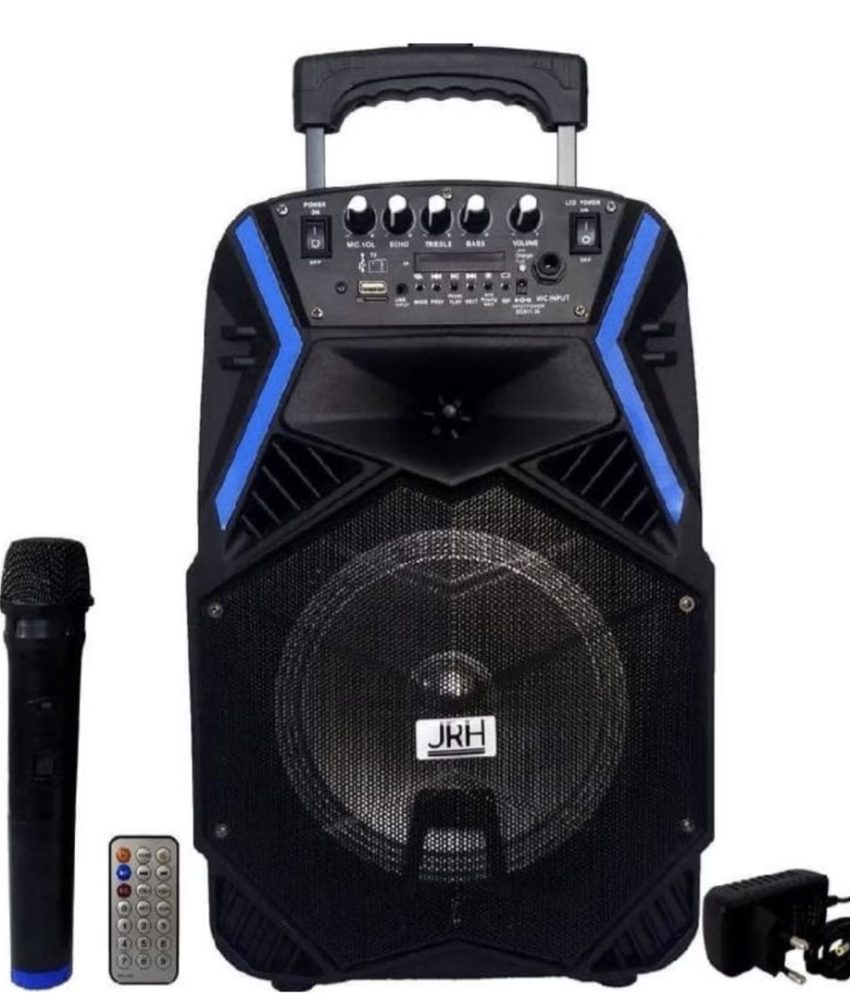 Boxa portabila BT Speaker Tip Troler JRH A81/A82, difuzor 8", 1800 Mah, Usb,TF, Radio FM, Microfon Wireless si telecomanda!