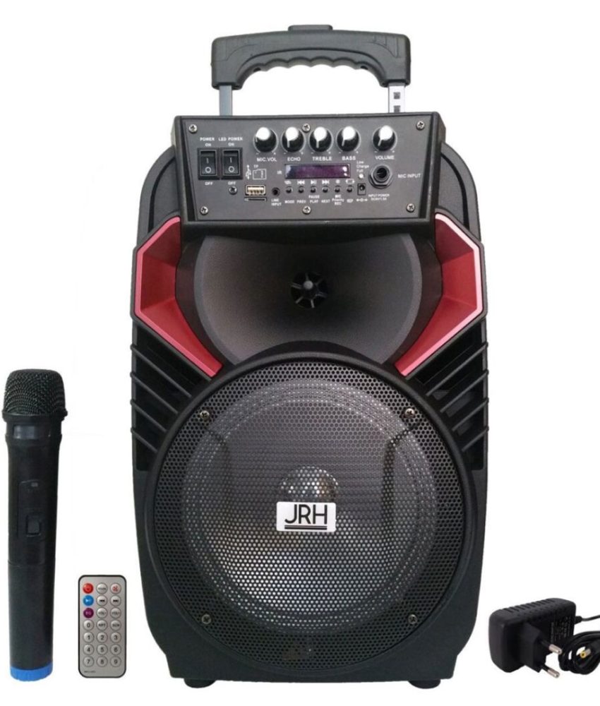 Boxa portabila BT Speaker Tip Troler JRH A81/A82, difuzor 8", 1800 Mah, Usb,TF, Radio FM, Microfon Wireless si telecomanda!