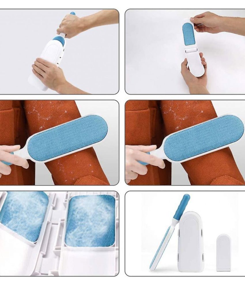 Perie speciala pentru scame si par de animale, Fur Wizard