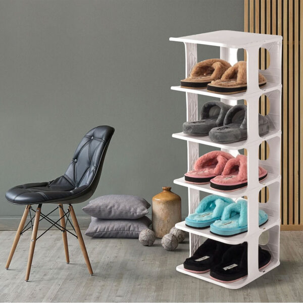 Nou! Luxury Shoe Rack, organizator modular de pantofi, 5 polite, il poti aranja asa cum vrei!