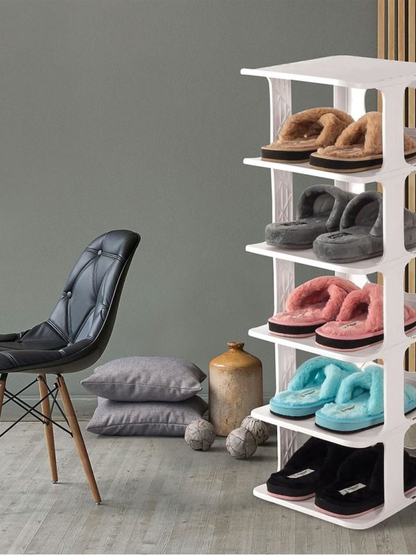 Nou! Luxury Shoe Rack, organizator modular de pantofi, 5 polite, il poti aranja asa cum vrei!