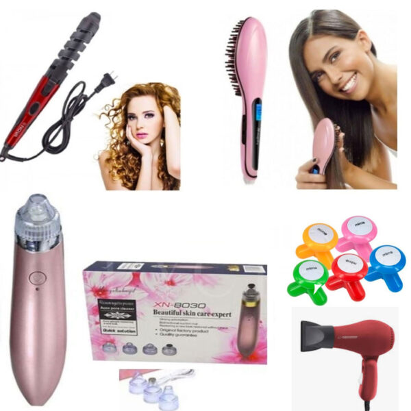 Oferta Imbatabila! Ondulator profesional pentru bucle perfecte + Perie Electrica de intins parul + Aparat Vacuum Beauty Skin pentru curatarea Tenului + Cadou Feon de par sau Aparat de Masaj Mimo!