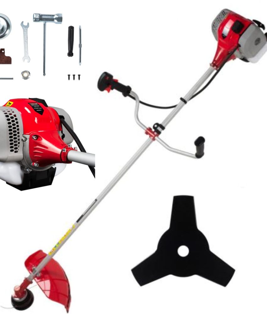 Motocoasa Tatta TM44-5, 52 cc, 4.76 CP, Turatie motor in sarcina 9000 RPM, Turatie la relanti 3000 RPM, rezervor 1200 ml, 1500 mm