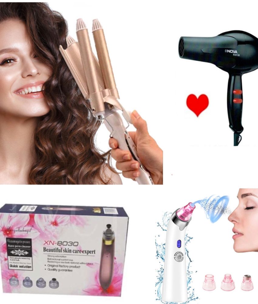 Ondulator Ceramic Root Wave Envy pentru bucle naturale in valuri + Aparat vacuum pentru curatarea tenului Preasure Cleaner + Cadou Feon!