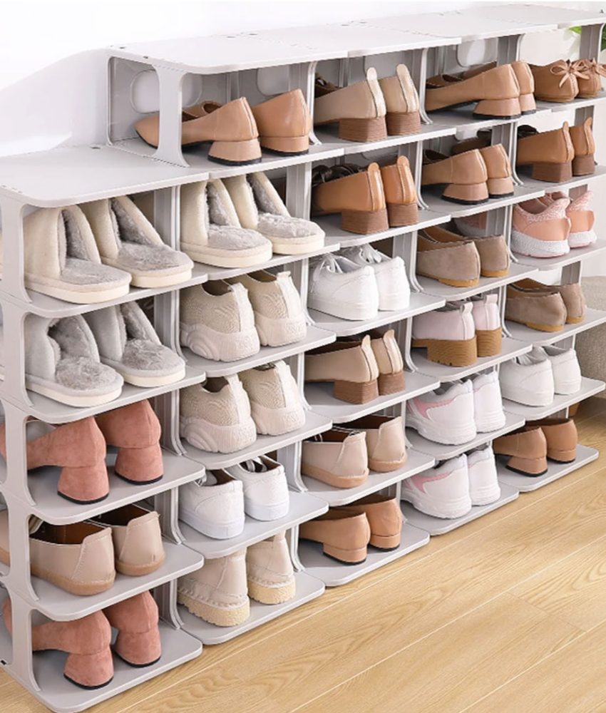Nou! Luxury Shoe Rack, organizator modular de pantofi, 5 polite, il poti aranja asa cum vrei!