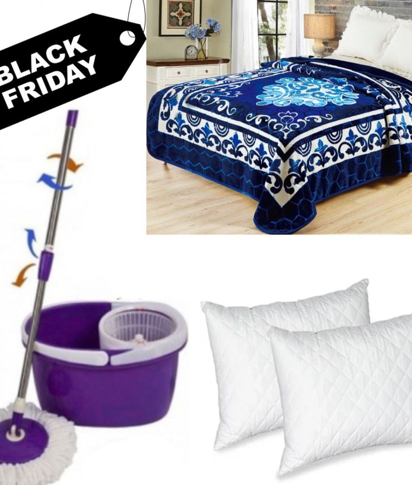 Mop Rotativ cu Galeata, Easy Clean + Patura Luxury Cocolino, 200/220cm, groasa si calduroasa + Set 2 Perne Pufoase Hipoalergenice, 50/70cm, densitate medie!