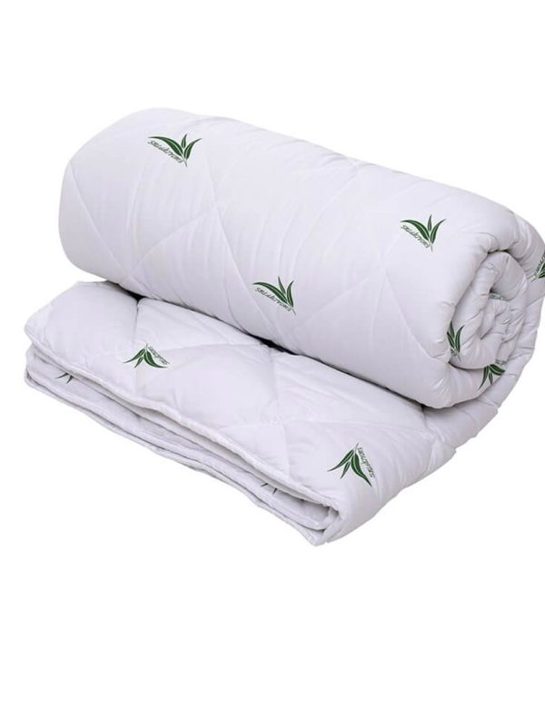 Pilota Matlasata Eucalipt, umplutura 400 gr/mp, dimensiune 200×220 cm, cu parfum de lamaie si menta