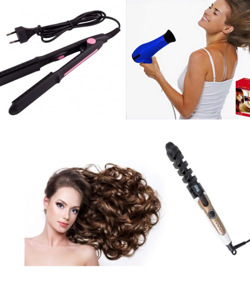 Lichidare stoc! Placa profesionala de par, Ceramica + Ondulator Nova Ceramic + CADOU Uscator par!