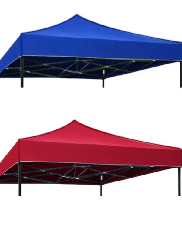 Prelata pentru pavilion/cort, 3m x 3m, Albastru, Verde, Rosu, Alb