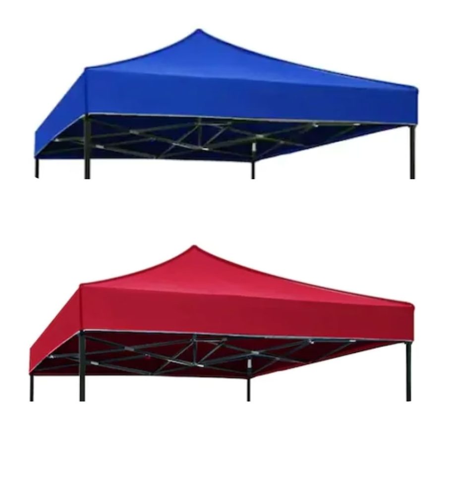 Prelata pentru pavilion/cort, 3m x 3m, Albastru, Verde, Rosu, Alb
