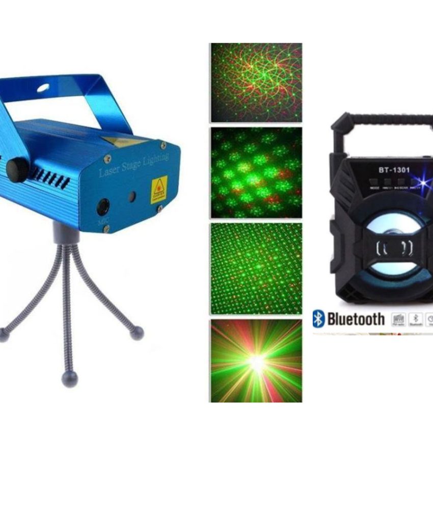 Proiector laser cu jocuri de lumini verzi si rosii, MP3 + Cadou Boxa portabila cu bluetooth