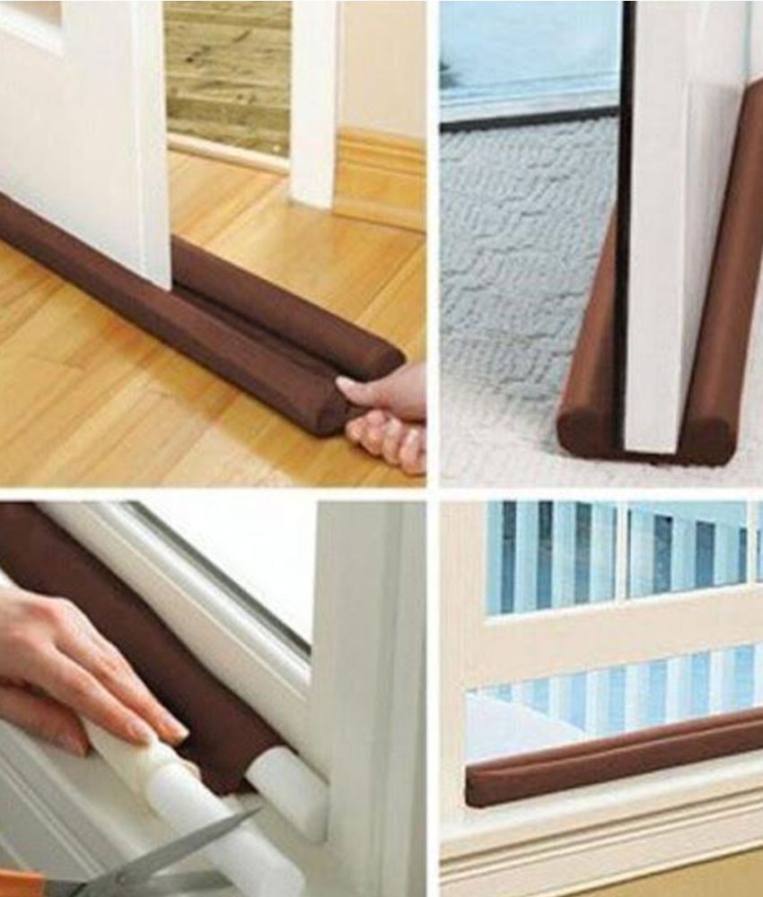 Protejeaza casa de curent! Twin Draft Guard - Huse de protectie pentru usa/fereastra!