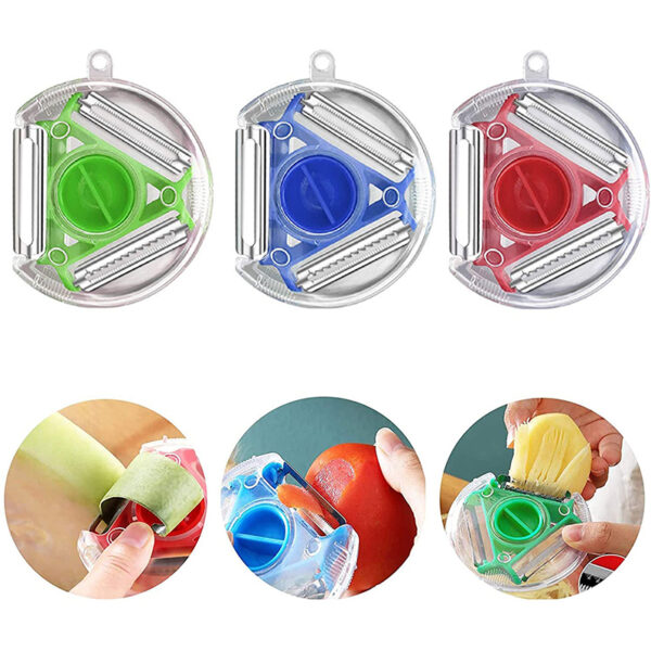 Curatator Multifunctional 3in1 pentru diferite legume