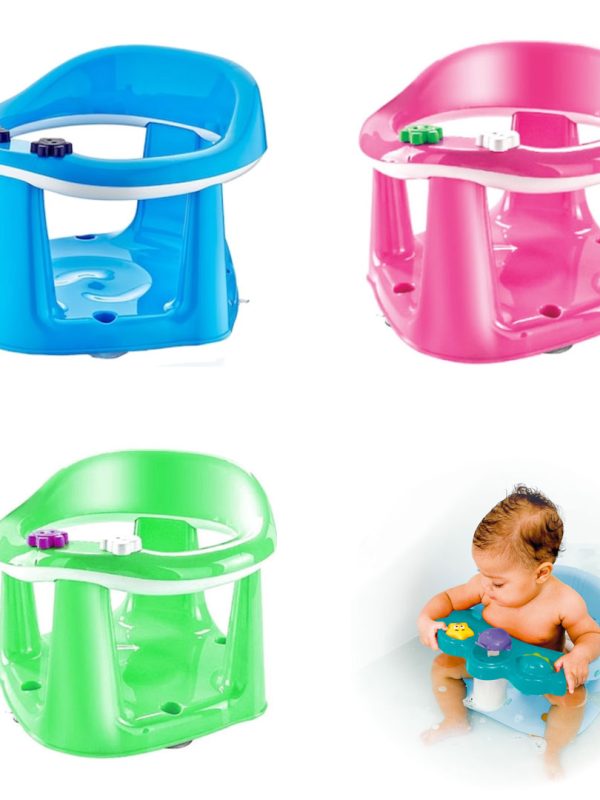 Scaun copil Dunya, suport ergonomic baie, cu ventuze, diferite culori