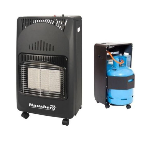 Soba gaz GPL, Hausberg HB 1010, Regulator gaz inclus, 3 trepte de putere, termostat de siguranta