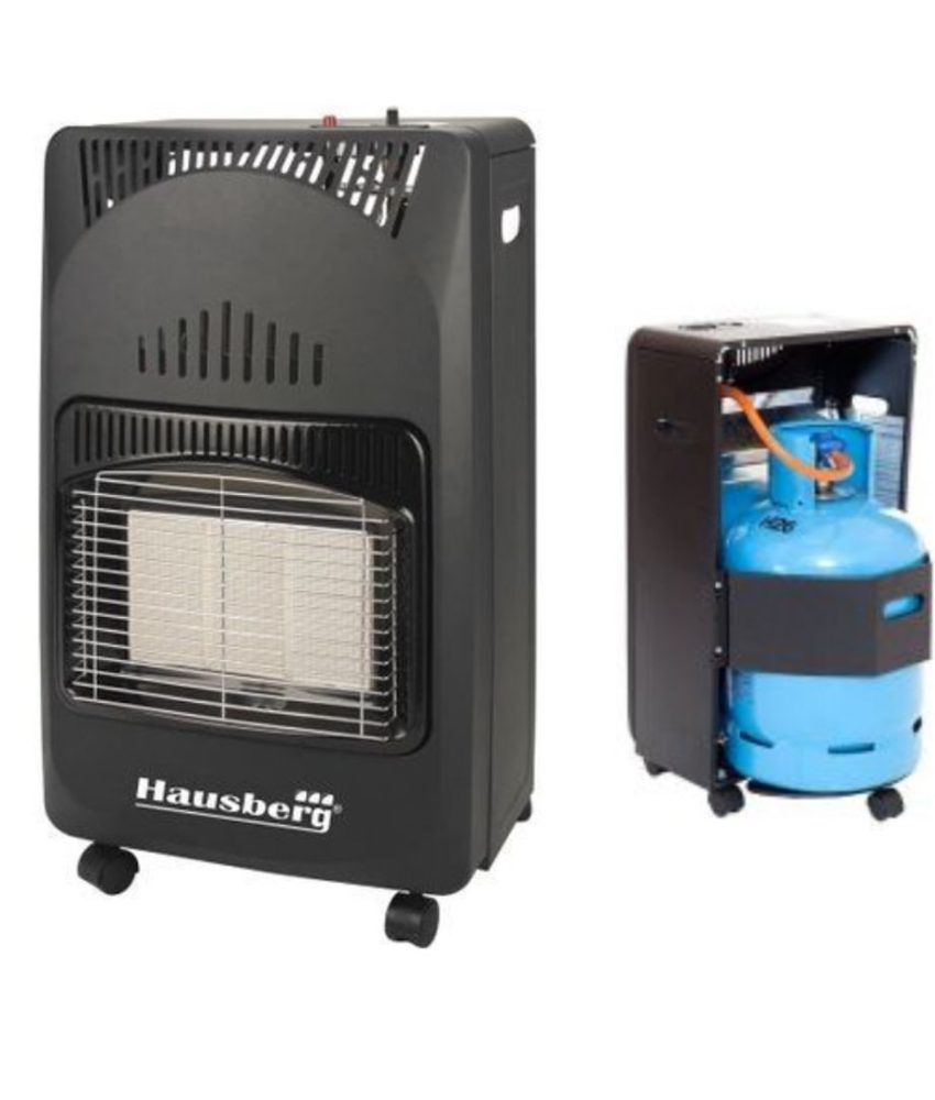 Soba gaz GPL, Hausberg HB 1010, Regulator gaz inclus, 3 trepte de putere, termostat de siguranta