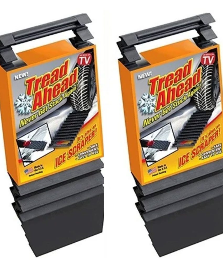 Set 2 Benzi anti-derapante Tread Ahead, echipeaza-ti automobilul si iarna aceasta nu vei mai ramane blocat in zapada! Benzi auto tip senile antiderapante!