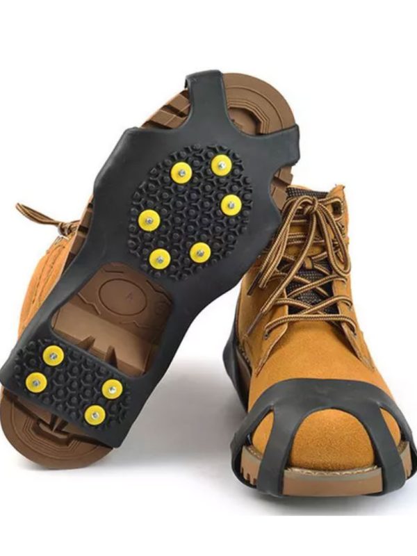 Protectii antiderapante pentru incaltaminte, ideale pentru suprafete alunecoase, zapada, drumetii