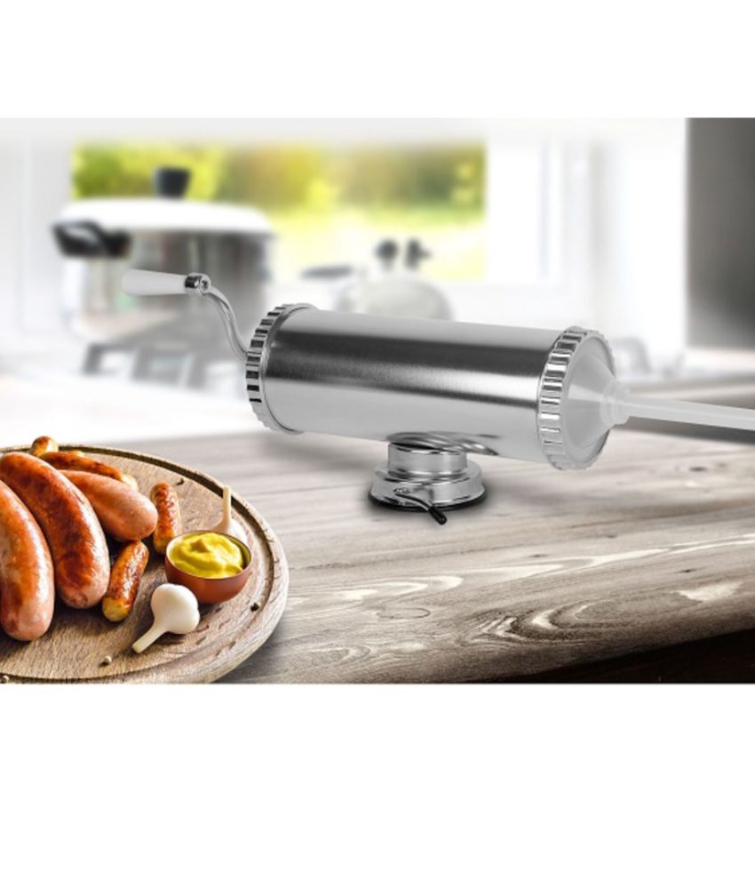 Arzator Porc Pe Gaz 65 Cm + Satar lama inox + Aparat de facut carnati inox, 1,5 kg, 3 tulumbe