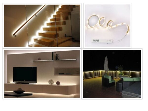 Banda RGB LED, cu senzor de miscare, ideala pentru scari, tavane si mobilier cat si lumina ambientala