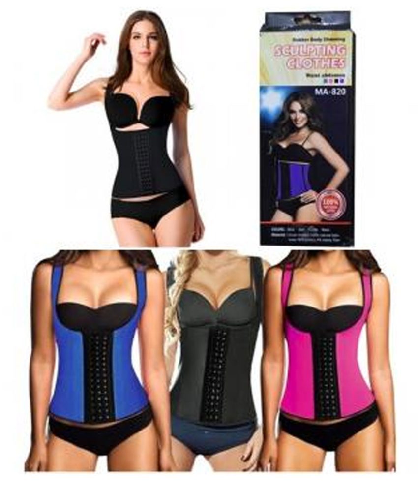 Corset talie de viespe cu bretele Sculpting Clothes, neopren, diferite culori