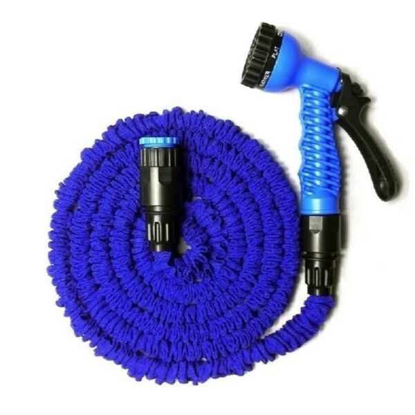 Furtun extensibil Magic Hose 30m + Pistol de stropit, 7 functii