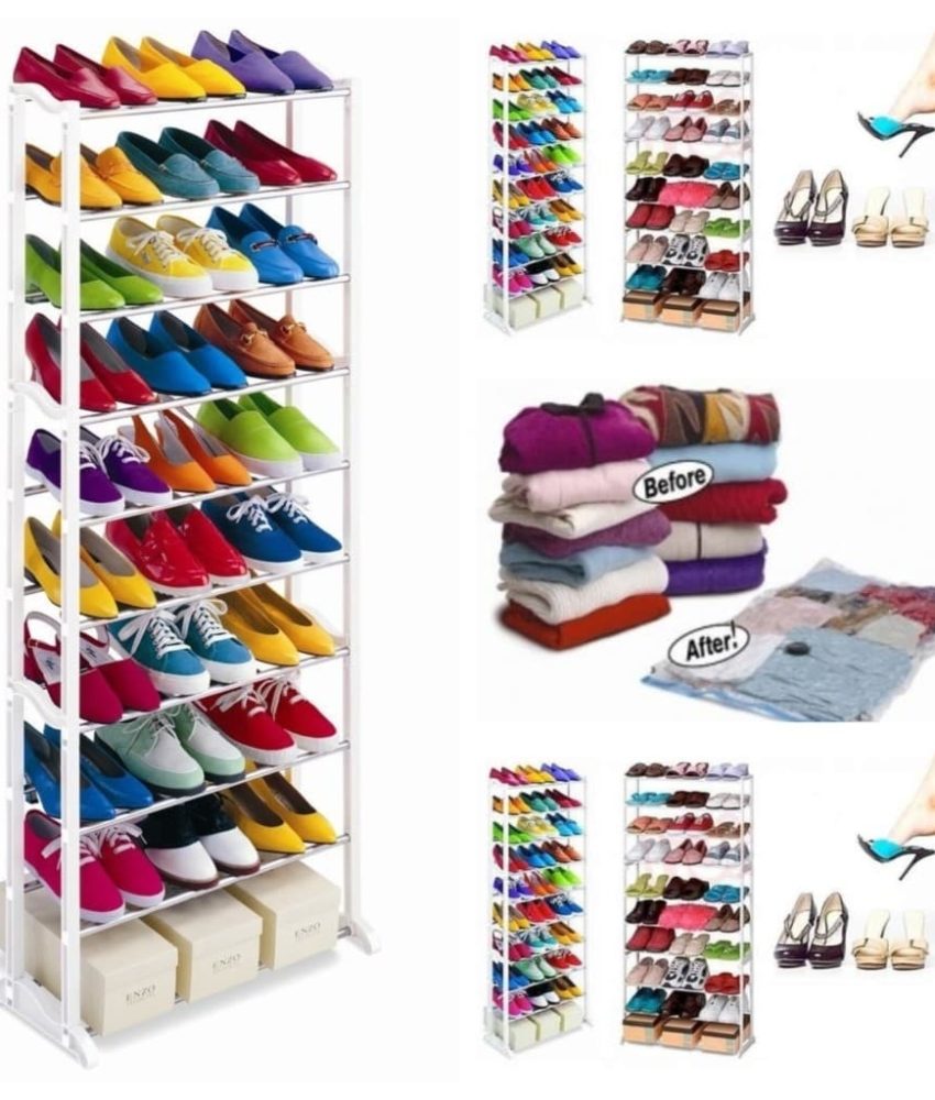 Organizator pantofi Shoe Rack 30 perechi, metalic + CADOU 2 saci vacuum, pentru vidat haine!