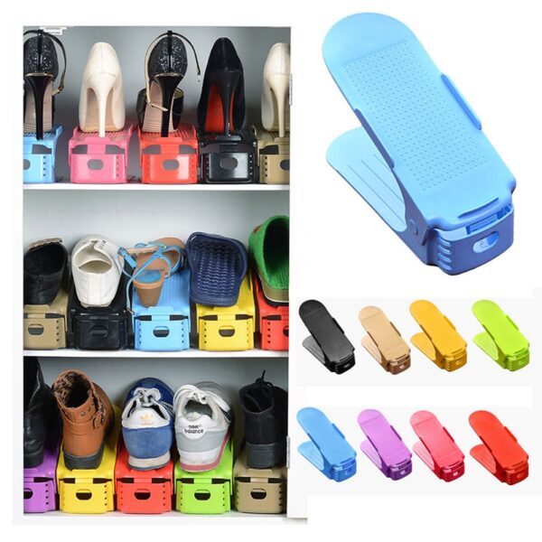 Cel mai bun organizator de pantofi!! Shoe Slotz, set de 6 organizatoare la doar 49 RON in loc de 99 RON!!