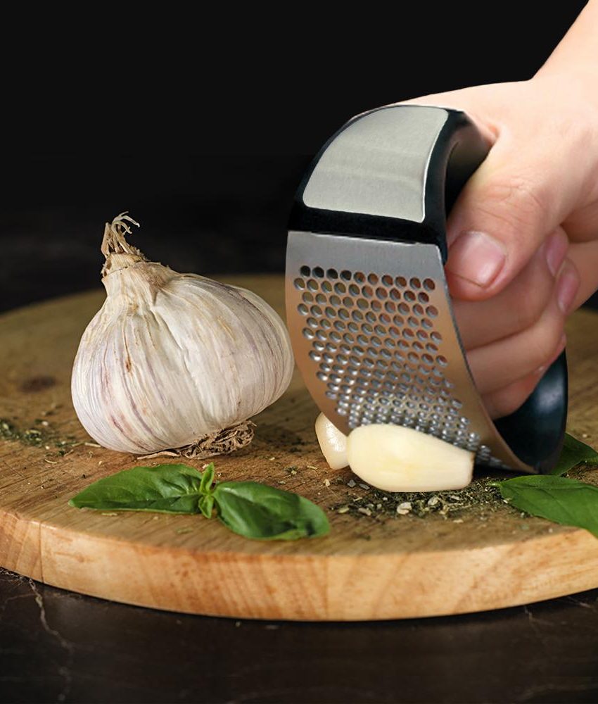 Presa usturoi curbata 11X5X7 cm, Vanora Home