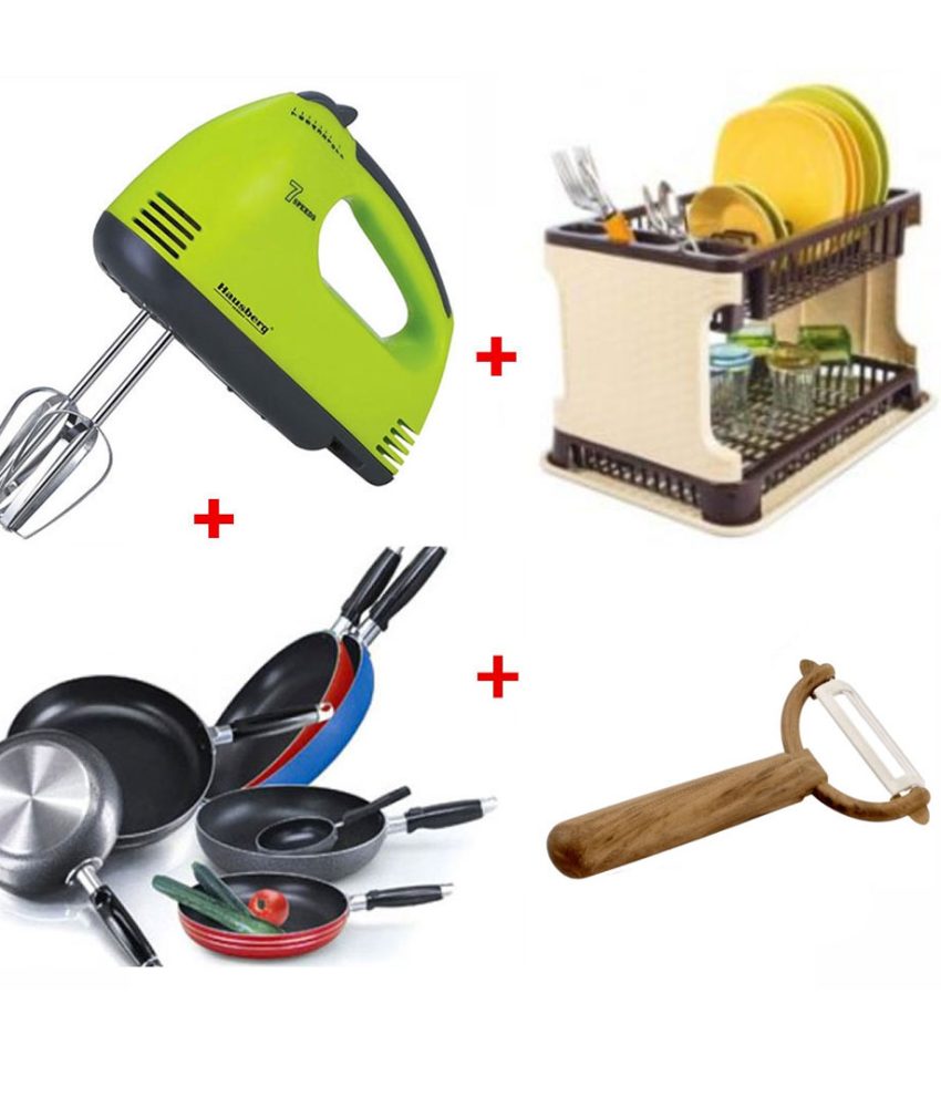 Mixer electric, 7 viteze, 4 palete + Suport vase etajat tip ratan + 1 Tigaie teflon + CADOU cutit de curatat fructe si legume!