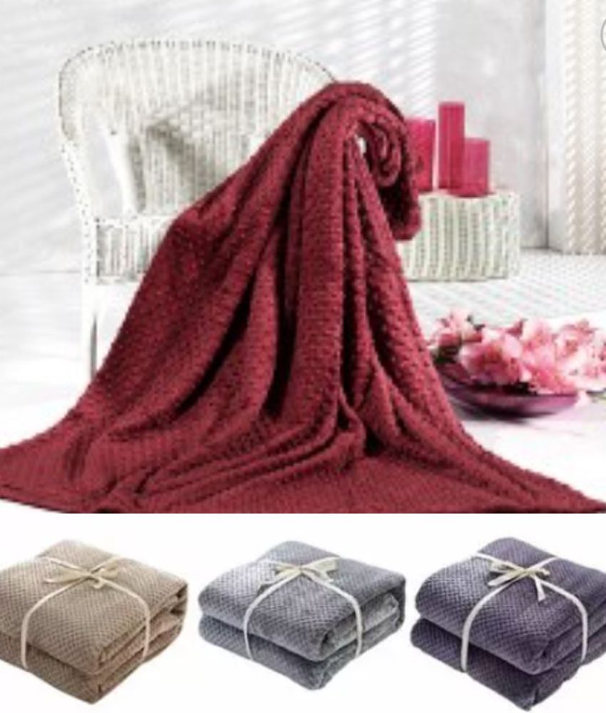 Patura Popcorn, 200×220 cm, pufoasa si calduroasa, diferite culori: mov, gri, albastru, turqoise, bordo, crem, verde, roz