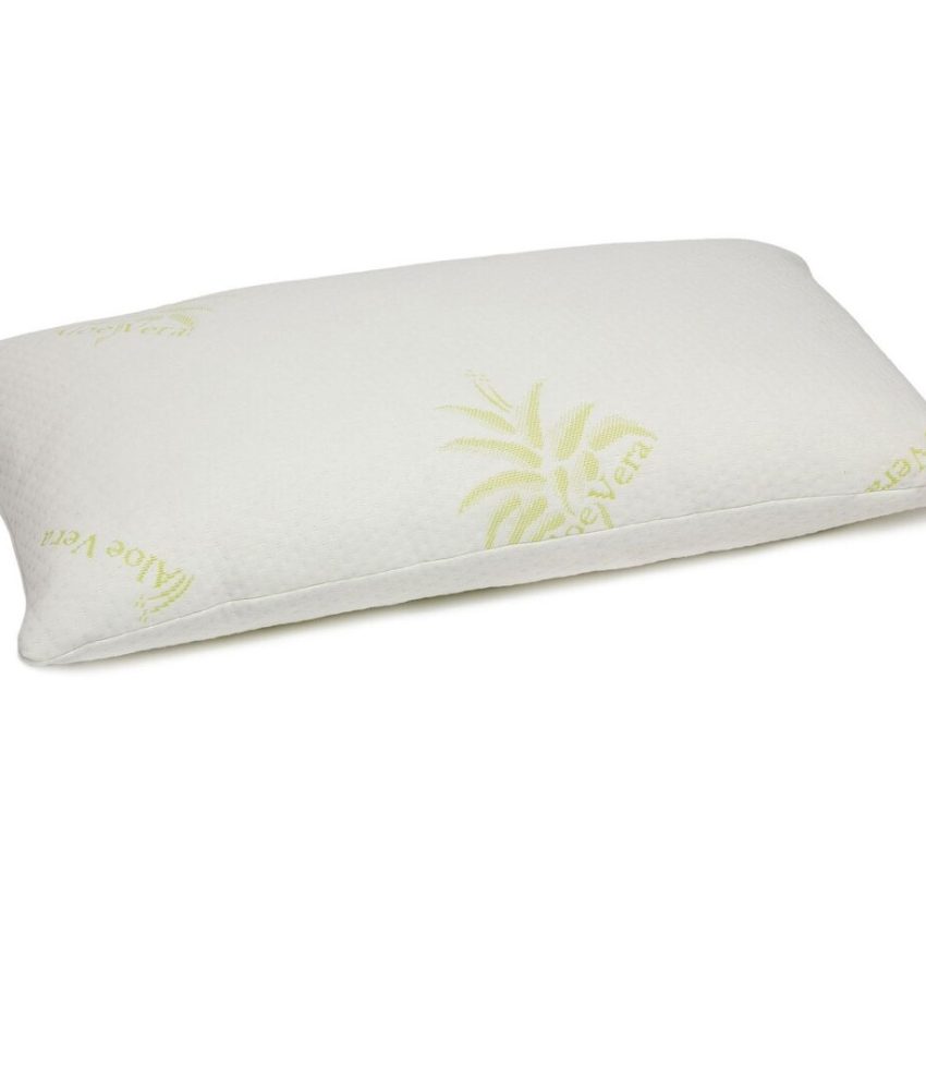 Set 2 perne tricot cu aloe vera Green Future Natura, 50 x 70 cm