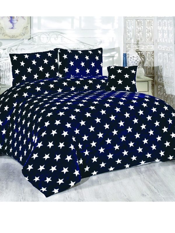 Pilota pufoasa si calduroasa cocolino, 200x220cm, model stelute